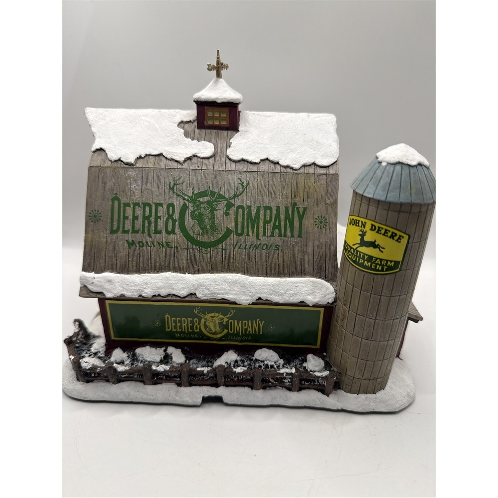 Thomas Kinkade 2003 Hawthorne Village John Deere Barn Creek Village